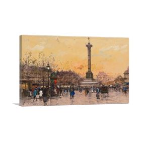 Bastille's Place (Type: Standard Framed Canvas Print, size: 24" x 16" / 60cm x 40cm (approx))